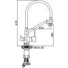 Смеситель Ledeme L4855A-9