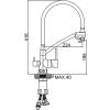 Смеситель Ledeme L4855B-2